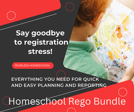 say goodbye to home education registration stress with this ultimate rego bundle from Fearless Homeschool