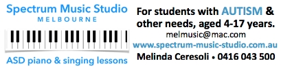 Click here for music lessons for students with autism and other needs Spectrum Music Studio